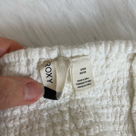 Roxy “Silver Light” strappy White Sleeveless Dress Small - Picture 9 of 13